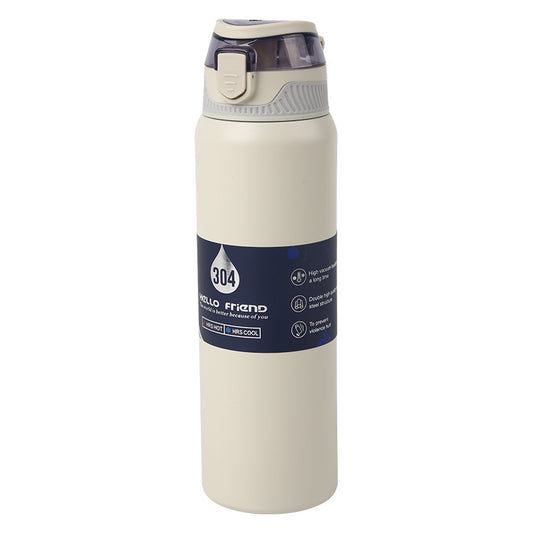 Stainless Steel Vacuum Thermal Bottle 750ml – Compact, Durable & Stylish Travel Flask
