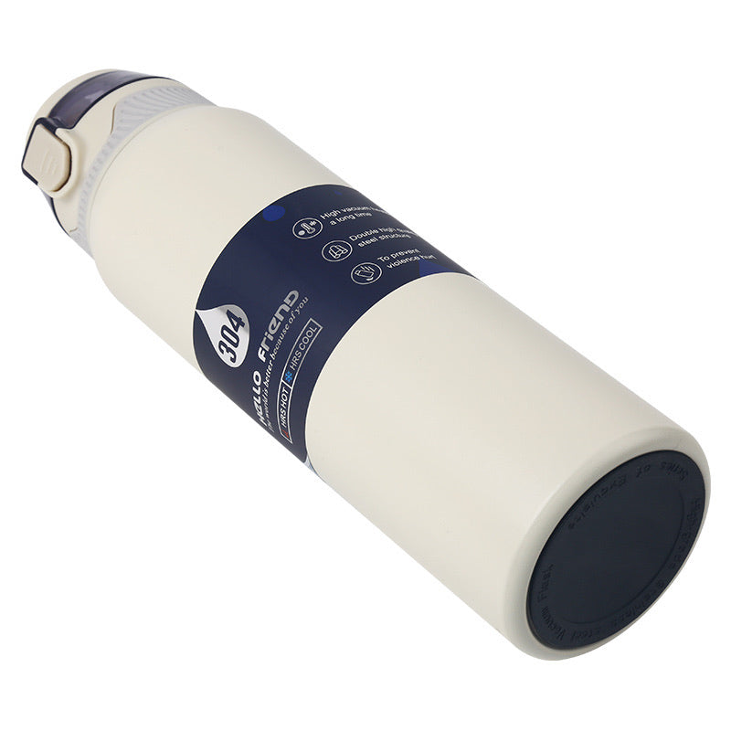 Stainless Steel Vacuum Thermal Bottle 750ml – Compact, Durable & Stylish Travel Flask