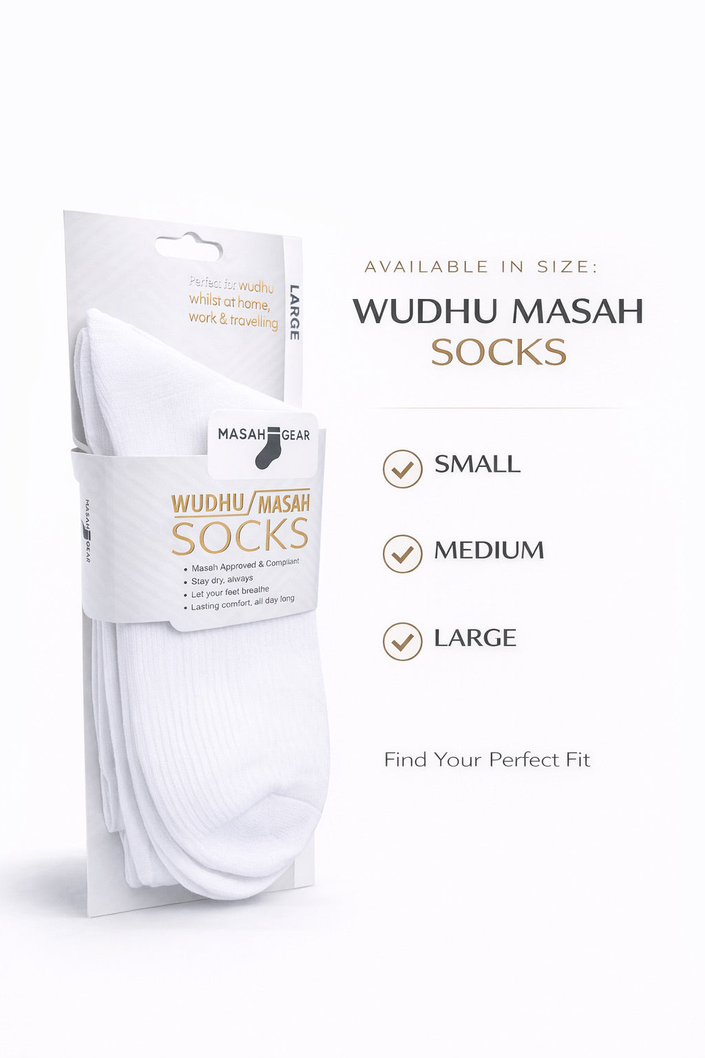 Masah Gear Wudhu Socks